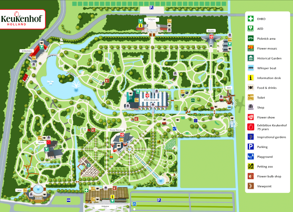 keukenhof park map